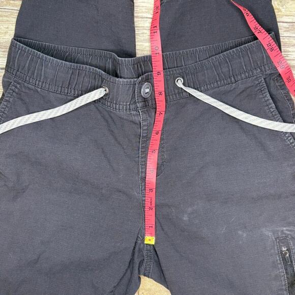 Vuori The Rise The Shine Pants Gray Ripstop Zip Pocket Womens Sz Small - Picture 6 of 8